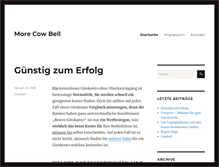 Tablet Screenshot of more-cowbell.org